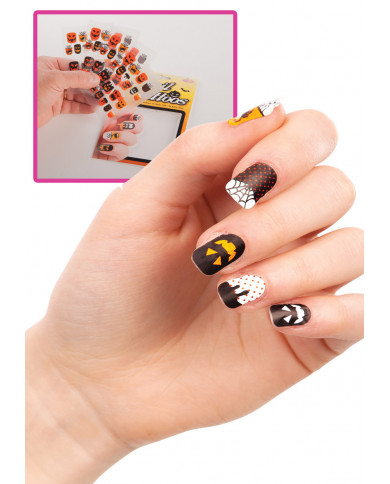 80 Tattoo Halloween Nails In Bag