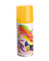 Bomboletta di lacca colorata spray per capelli, colore giallo