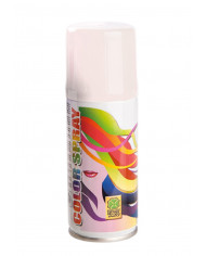 Bomboletta di lacca colorata spray per capelli, colore bianco