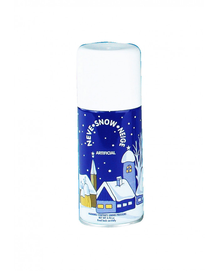 Bomboletta di neve artificiale spray. Ideale per completare una