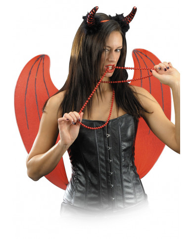Devil Set In Pbh (Headband, Wings)