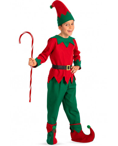 Costume da elfo di Babbo Natale per bambino, composto da