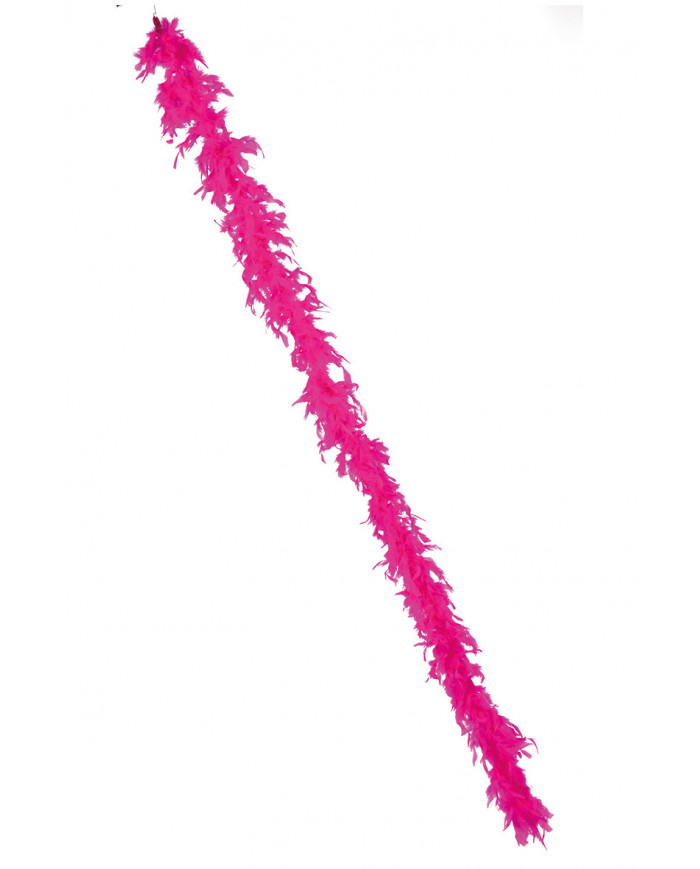 Boa di piume fucsia, lungo cm. 180 ca, pesa gr.40 ca. Adatto