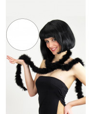 White Economic Marabout Boa, L.Cm.180, Gr.20, In Pbh