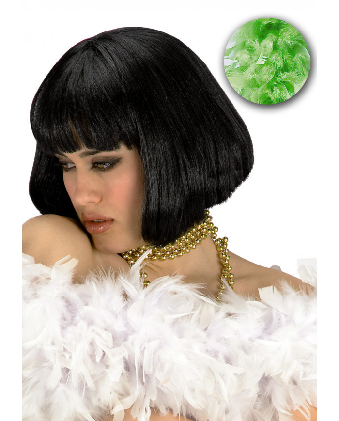 Green Economic Feathers Boa, L.Cm.180, Gr.45, In Pbh