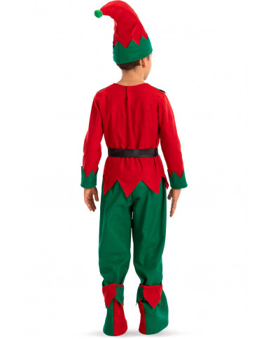 Costume da elfo di Babbo Natale per bambino, composto da