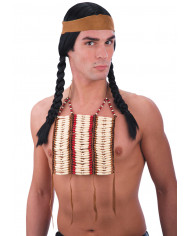 Ivory Indian Chest Piece On Card