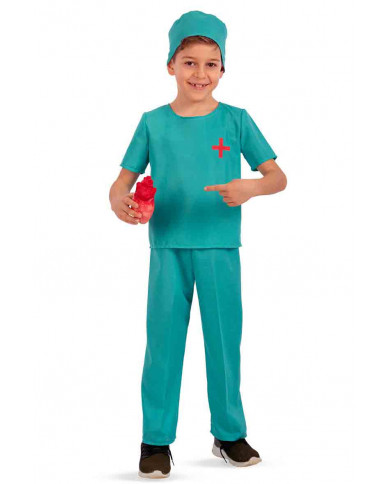 Costume da chirurgo per bambini. Composto da casacca, pantaloni