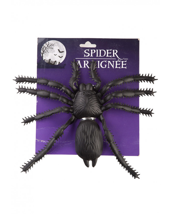 Soft Plastic Spider Cm. On Card