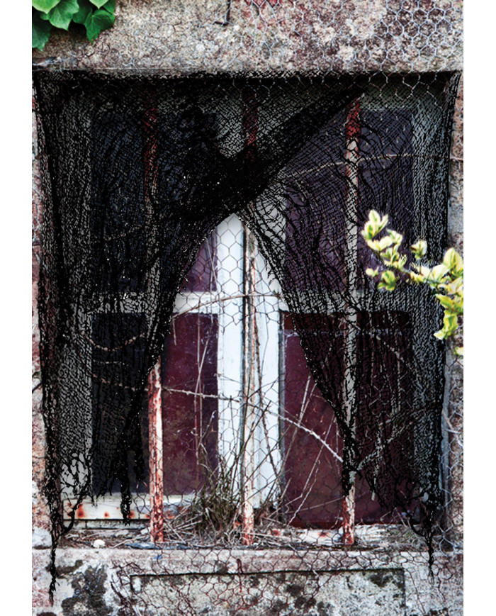 Black Curtain Cm 220X75 In Bag