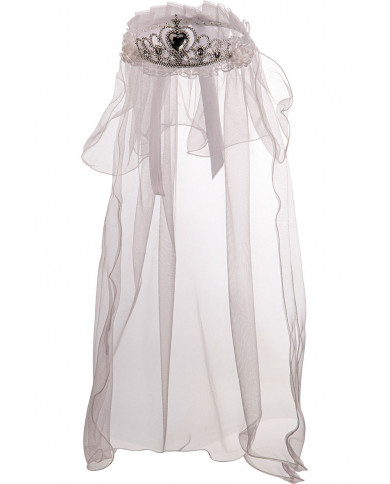 Veil with crown, ideal accessory for hen parties, perfect to