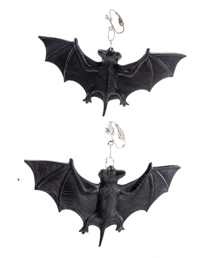 Bat earrings, a jewel that will enrich your Halloween disguise.