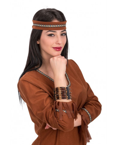 Beading bracelet for a full Apache style disguise.