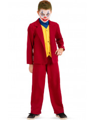 Costume Crazy Clown per bambino. Completo composto da giacca