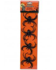 Carpeta 4 araÃ±as de unos 10 cm de diÃ¡m. en bolsa sobre cartoncillo