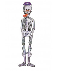 Poster depicting a skeleton of cm.15, with folding arms and