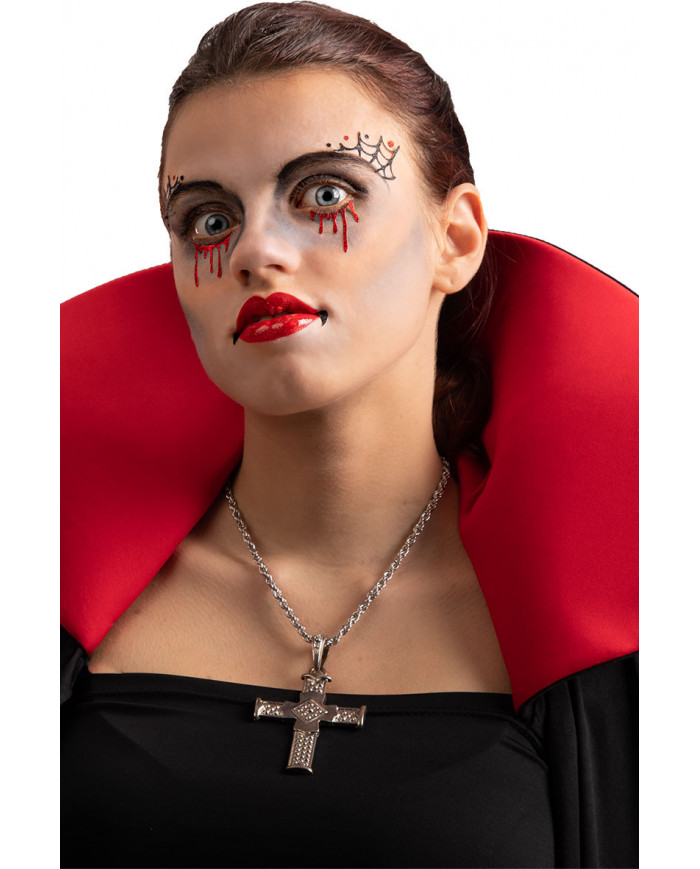 Adhesive decorations for face, a perfect and fast vampire make