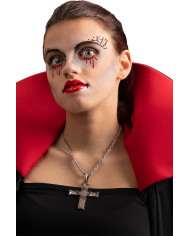 Adhesive decorations for face, a perfect and fast vampire make