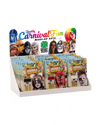 Espositore da bancao contenente 24 set trucco composti ciascuno