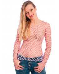 Rosa Netzshirt EinheitsgrÃ¶ÃŸe (S-M) in Beutel