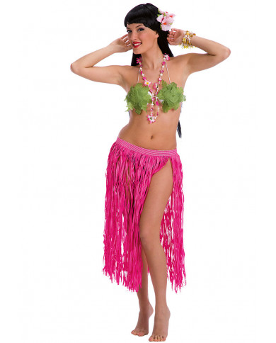 Fluo Pink Hawaii Skirt In Paper, Cm.70, In Pbh