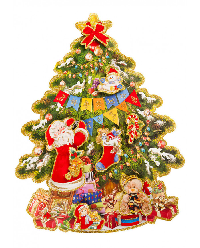 Xmas Tree Paper Poster Cm. On Header