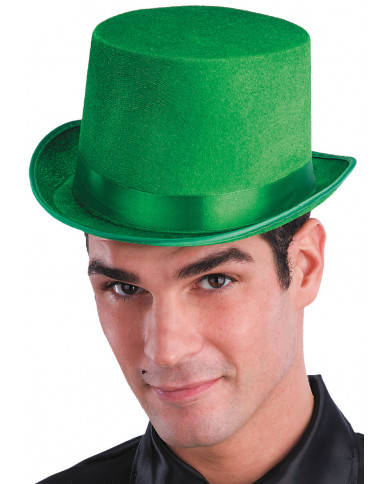 Green Velvet Top Hat