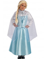 Mantello in tulle glitterato, taglia bambina, lungo cm. 70.