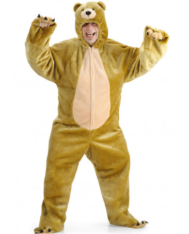 Giant jumpsuit with hood, one size L-XXL.