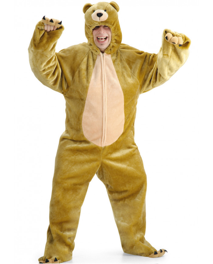 Giant jumpsuit with hood, one size L-XXL.