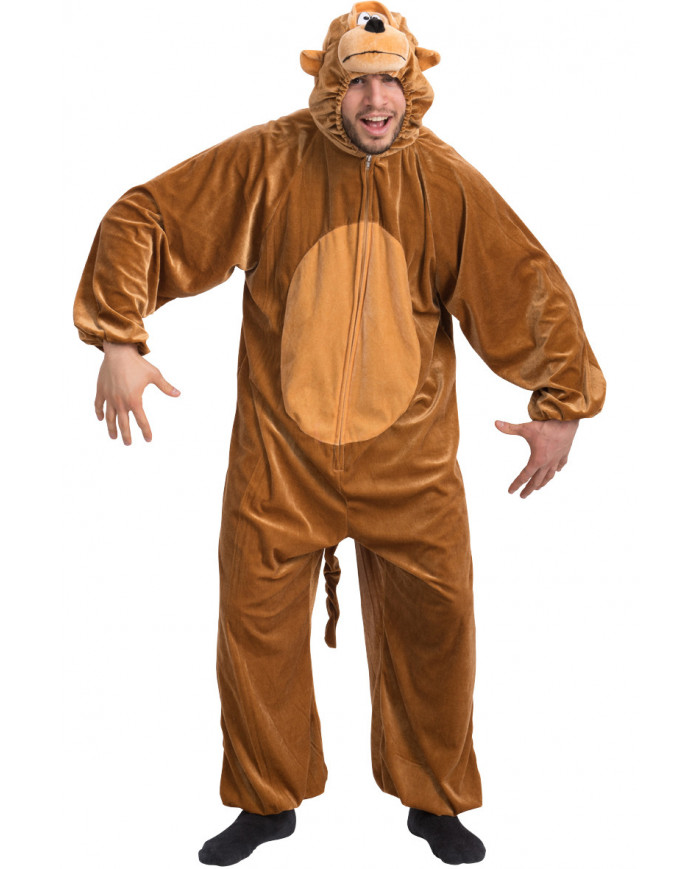 Giant pile jumpsuit with hood, one size M-XL.