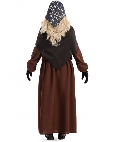 Epiphany's costume with headpiece and shawl, one size M-XL.