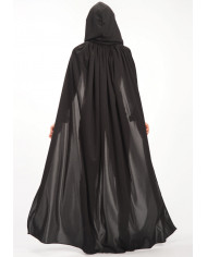 Cape in jersey fabric with hood, length cm.14.