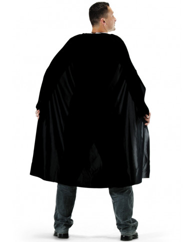 Taffettas black cape, one size, length cm.135.
