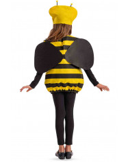 Bee felt costume with hat to which eyes, nose and antennae are