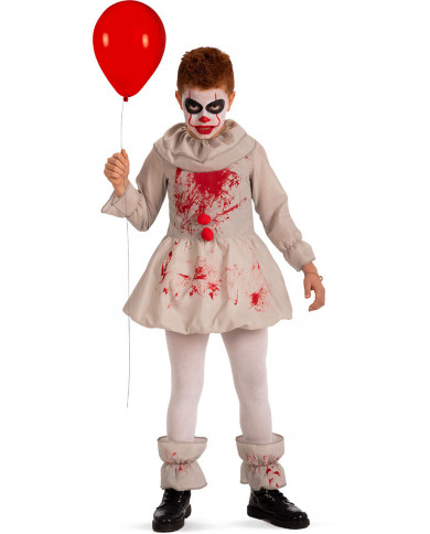 Dal film horror "IT" costume da pagliaccio assassino per