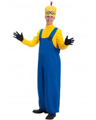 Costume omino giallo T.U.(M-L) in busta c/gancio