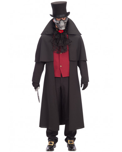 Costume cavaliere della notte per uomo. Si compone di un