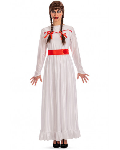 Costume da bambola horror per donna. Composto da abito in