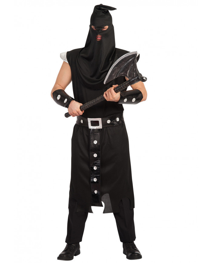 Costume da boia per uomo. Taglia unica, veste le taglie M e L.