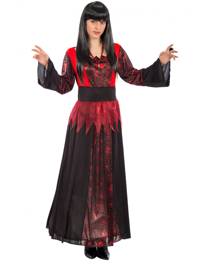 Witch costume composed of stretchy decorated dress, one size