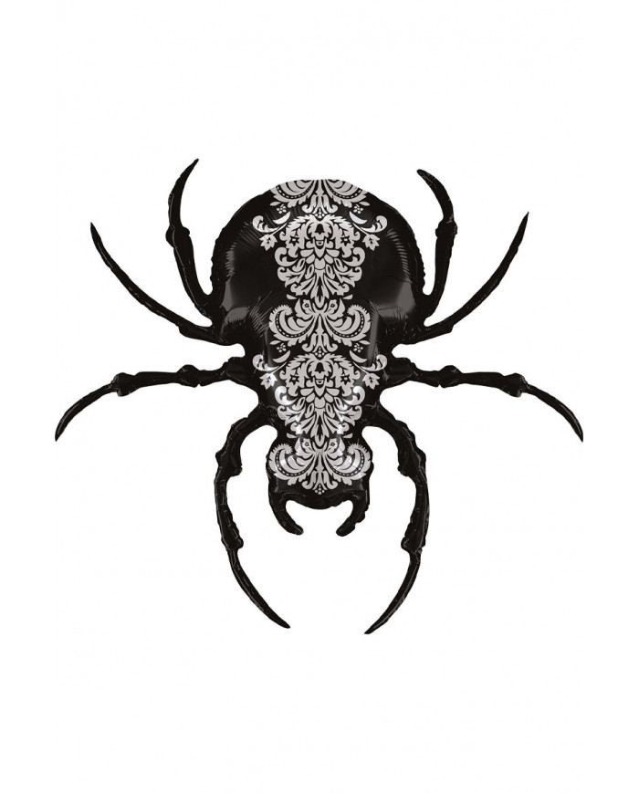 Spider-shaped foil balloon, decoration height cm.119 ideal for