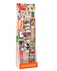 Displaybox h.cm.190x60x35 containing 145 assorted Carnival