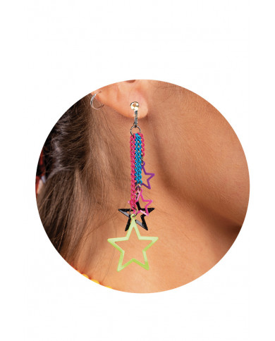 Disguise set consisting of 4 necklaces, 2 extentions, glasses