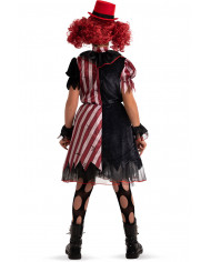 Costume da clown horror per bambina. Composto da abito con