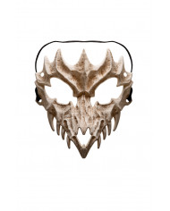Half-face plastic eagle skull mask. Accessory for adults, ideal