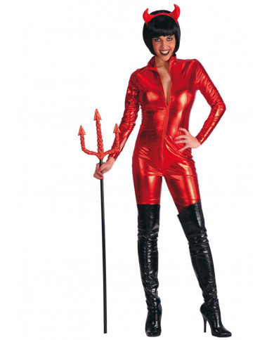 Costume da diavolessa sexy per donna. Composto da una tuta