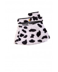 Set composto da coprispalle, collarino e polsino in peluche