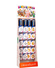 Display measuring approx. H.cm.200xl.62xp.38 containing foil