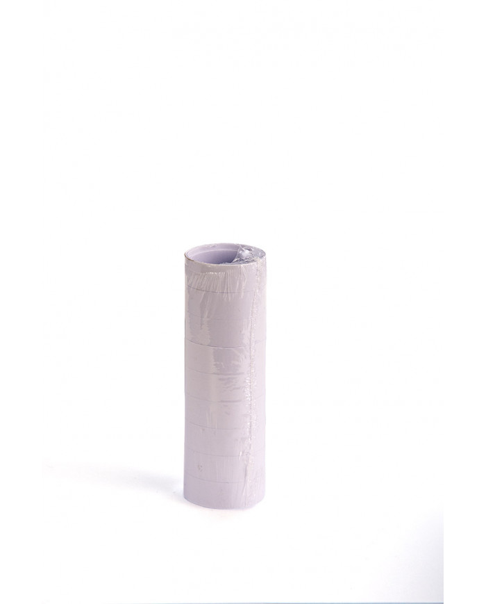 Roll of white paper streamers, perfect for celebrating various